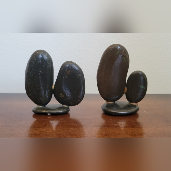 Decorative Set Pair Chinese Proverbs Rocks - Picture 5 of 6